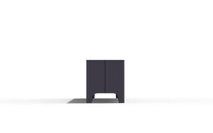 tänavamööbel, istutusalus, corten, teisaldatav (sobib kahveltõstuki jaoks), moodulkonstruktsioon