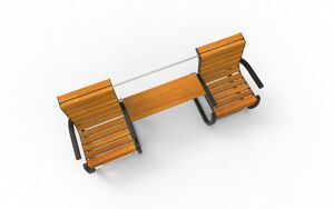 tänavamööbel, iste, eakatele, ligipääsetav puuetega isikutele, puidust seljatugi, puidust iste, väike laud, laud