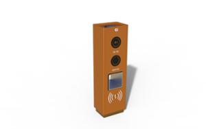 tänavamööbel, post, muu, wifi-tööjaam, 230 v ja/või usb-pesa, induktsioon-/qi-laadimisseade