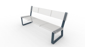tänavamööbel, iste, aluminium