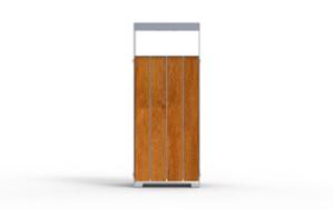 street furniture, litter bin, canopy roof / lid