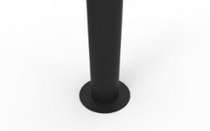 street furniture, bollard, steel, removable
