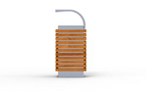 street furniture, litter bin, canopy roof / lid, safety ashtray
