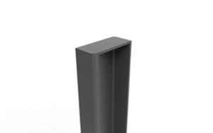 street furniture, bollard, logo, steel