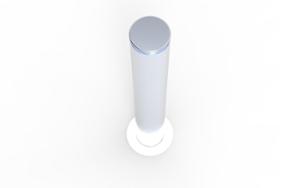 street furniture, bollard, steel, removable