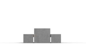 street furniture, bench, concrete, smooth concrete, picnic set, concrete seating, wood seating, table