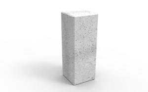 street furniture, bollard, concrete, smooth concrete