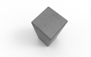 street furniture, bollard, concrete, smooth concrete