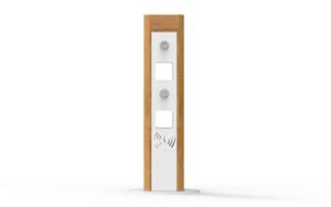 street furniture, autre, bollard, 230v and/or usb socket, induction/qi charger, wifi station