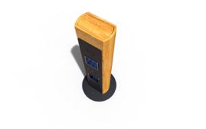 street furniture, autre, bollard, 230v and/or usb socket, induction/qi charger, wifi station