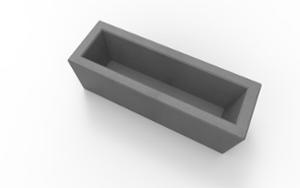 street furniture, planter, antiterror, concrete, smooth concrete