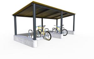 street furniture, autre, bicycle stand, modular, cycle rack, canopy, bicycle canopy, multiple stands