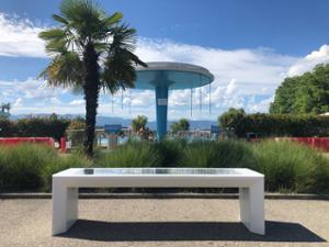 street furniture, bench, solar