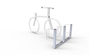 street furniture, bicycle stand, multiple stands, for wheel