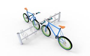 street furniture, bicycle stand, double-sided , multiple stands, for wheel