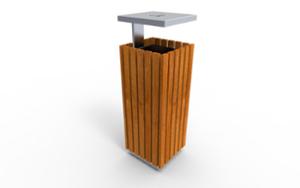 street furniture, litter bin, safety ashtray, canopy roof / lid