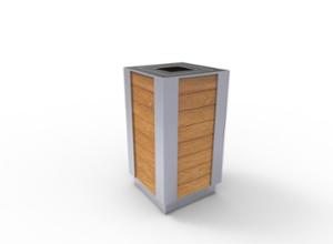 street furniture, litter bin, big volume