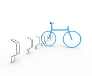 street furniture, bicycle stand, for wheel