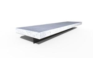 street furniture, bench, concrete, smooth concrete, concrete seating