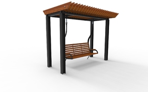 street furniture, seating, autre, pergola, swing, community library, leasure and rest