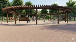 street furniture, autre, pergola, swing, chaise longue, fotowoltaika, leasure and rest, solarna listwa smartbeam