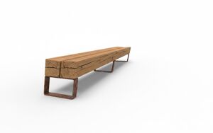 street furniture, bench, wood seating, wood backrest, kłoda