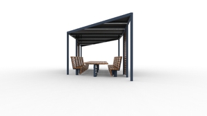 mažoji arhitektūra, kita, suolai, leasure and rest, cowork, 230v lizdas su usb, indukcinis/qi įkroviklis, pasukamas, pergola, stalas, stoginė