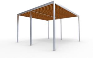 mažoji arhitektūra, kita, pergola, stoginė, atspalvis