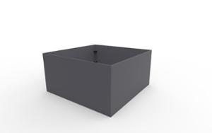 mažoji arhitektūra, vazonas, plienas, corten