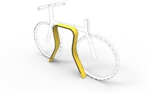 straatmeubilair, fietsenrek, rubber bescherming, met fietsenframe bescherming, fietsenrekken