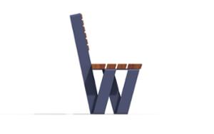 straatmeubilair, zitbanken, solair, houten rugleuning, houten zitting, solarna listwa smartbeam