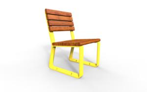straatmeubilair, zitbanken, aluminium, éénpersoons, odlew aluminiowy, houten rugleuning, armleuning, houten zitting