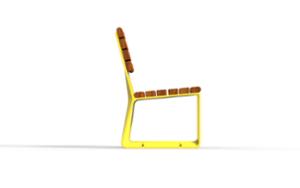 straatmeubilair, zitbanken, aluminium, éénpersoons, odlew aluminiowy, houten rugleuning, armleuning, houten zitting