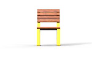straatmeubilair, zitbanken, aluminium, éénpersoons, odlew aluminiowy, houten rugleuning, armleuning, houten zitting