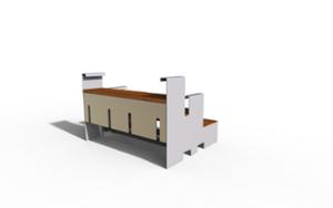 straatmeubilair, overige, bank, zitbanken, fietsenrek, voor wiel, parklet, trybuna