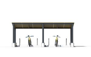 straatmeubilair, overige, fietsenrek, moduleerbaar, fietsenrekken, overkapping, fietsoverkapping, meerdere stands