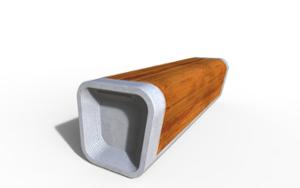 straatmeubilair, bank, beton, glad beton, fsc, 230v en/of usb aansluiting, inductie/qi lader, verlichting