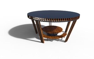 straatmeubilair, overige, pergola, gebogen, tafel, overkapping