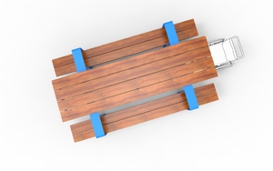 straatmeubilair, bank, picknick set, toegankelijk voor mindervaliden, houten zitting, tafel