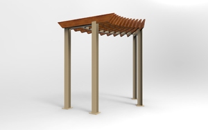 straatmeubilair, overige, zitbanken, leasure and rest, scharnier, pergola, gebogen