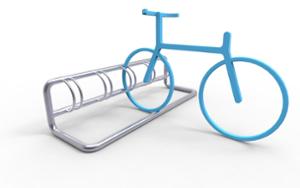 straatmeubilair, fietsenrek, meerdere stands, voor wiel, gemakkelijke installatie