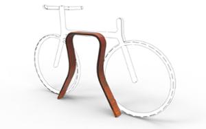 straatmeubilair, fietsenrek, fietsenrekken, rubber bescherming, met fietsenframe bescherming