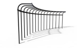 straatmeubilair, overige, pergola, gebogen, hek