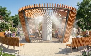 straatmeubilair, overige, pergola, gebogen, tafel, soniczna tężnia solankowa/ tężnie