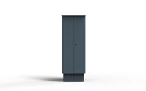 mała architektura, litter bin, for warsaw, safety ashtray, rectangular, full segregation
