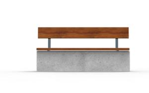 mała architektura, seating, beton architektoniczy, drewno
