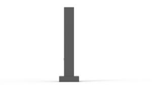 mała architektura, bollard, foldable, removable