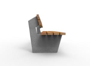 mała architektura, seating, concrete, beton architektoniczy, wood seating