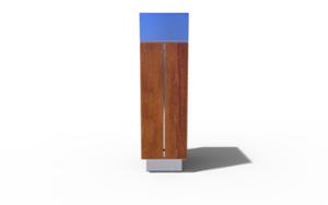 mała architektura, litter bin, canopy roof / lid, for dogs, safety ashtray