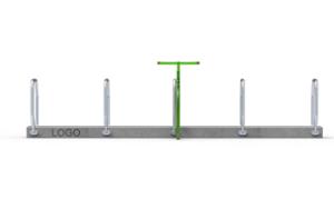 mała architektura, bicycle stand, concrete, beton architektoniczy, logo, cycle rack, multiple stands, free-standing